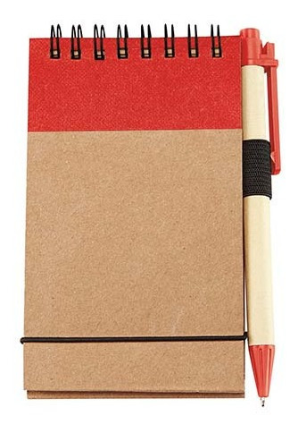 Imagen 2 de 3 de Libreta Ecológica De Bolsillo Con Pluma
