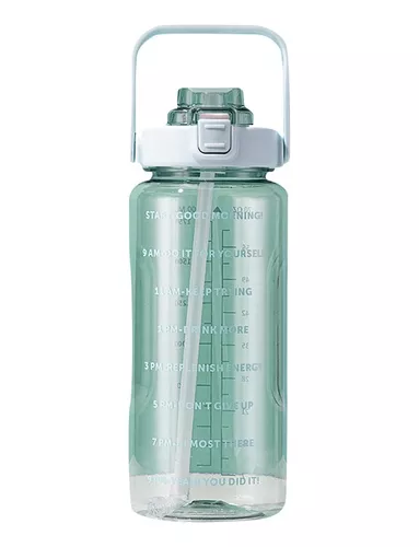 Vaso Bote Botella De Agua Termo Motivacional 2 Litros