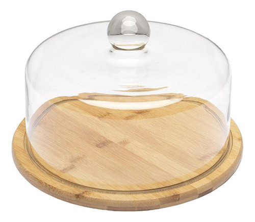 Soporte De Postre De Cristal Para Tartas, 210 Mm