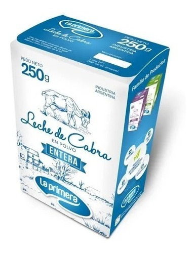 Leche De Cabra En Polvo La Primera Entera Sin Tacc 250gr X3