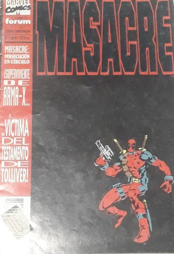 Historieta Comic * Masacre Nº 1 Planeta D'agostoni Marvel A