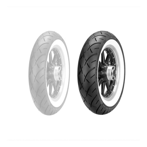 Pneu Metzeler Mu85b16 Faixa Branca Traseiro Para Harley