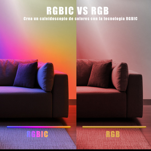 Tira De Led Bluetooth 5m Luz Led Rgb Inteligentes App Wevivi