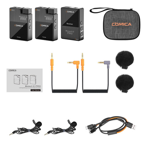 Boomx-d Pro - Sistema De Micrófono Inalámbrico Lavalier Con