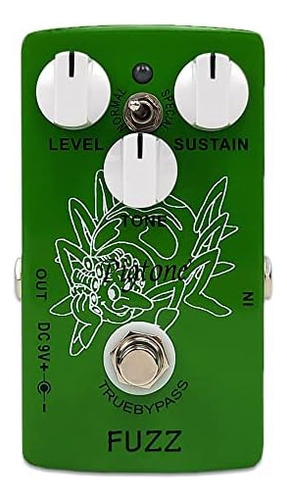 Pedal De Efecto De Guitarra Octave Fuzz Analógico Dc 9v True