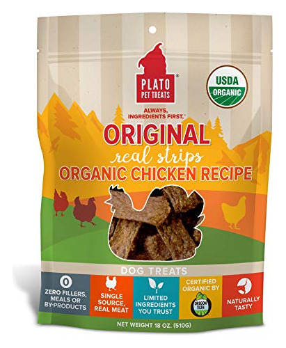 Tiras Originales De Pollo Orgánico Plato 18oz, Natural