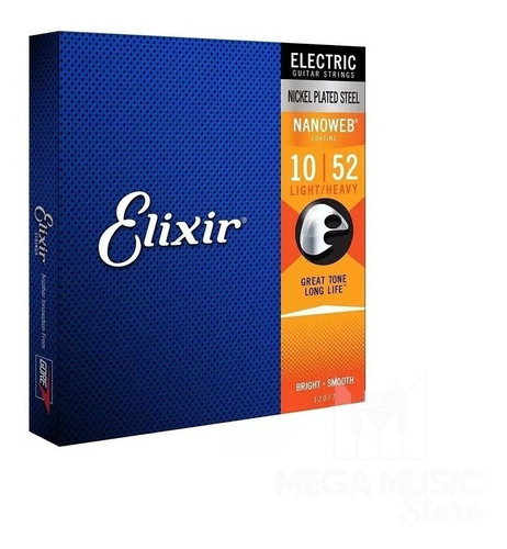 Cordas Para Guitarra Elixir 010 Made In Usa Com Nota Fiscal