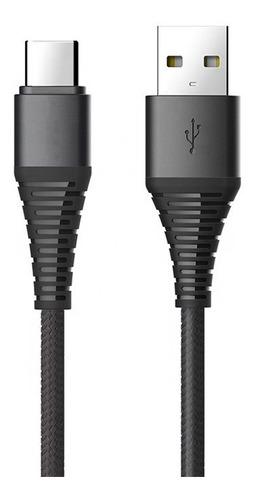 Imagen 2 de 9 de Cable Reforzado Usb C A Usb Cargador Celular Tablet Premium