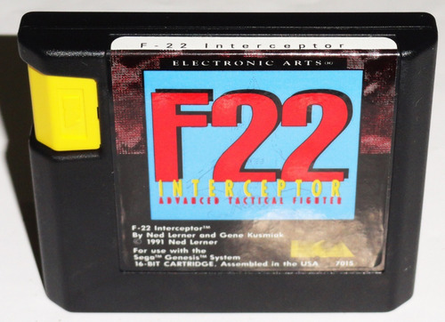 Imagen 4 de 7 de F-22 Interceptor Sega Genesis Original Completo - Local