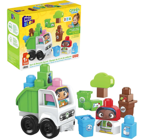 Mega Bloks Fisher Price Builds Building Blocks, Green Town S