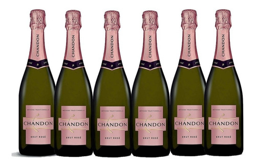 Champagne Chandon Brut Rosé Caja X6 X750cc