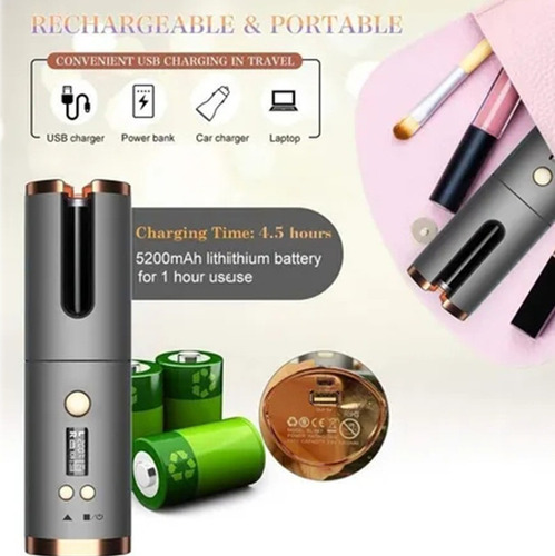 Máquina Automática Para Ondular Cabelos Grisalhos