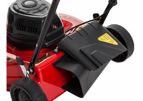 Cortadora de pasto eléctrica Petri 3005035 con bolsa recolectora de 2 hp y 220V color rojo/negro