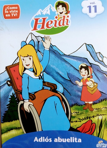 Infantil Dvd Nuevo Heidi Dibujos Animados 3 Capitulo Vol.11