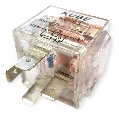 Rele Relay Transparente 12v Led Y Fusible Competicion