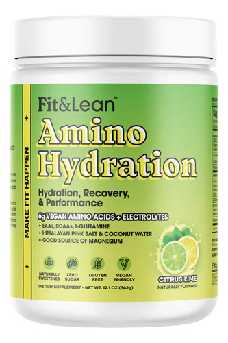 Fit & Lean Amino Hydration Citrus Lime 342gr 30 Servs
