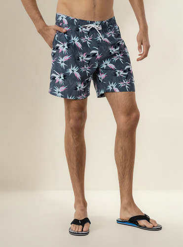 Traje De Baño Maui And Sons Hawaiian Dark Elastic Waist