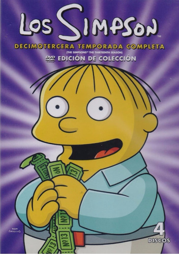 Los Simpson Treceava Temporada 13 Trece  Dvd