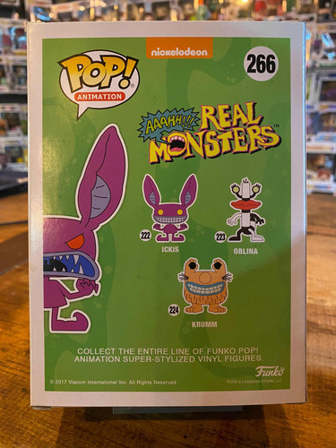 Funko Pop Ickis # 266 Nycc 2017 (Usado)