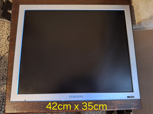 Monitor Samsung 950bs 19 Pulgadas Lcd Funcionando (sin Pie) Plateado (Usado)