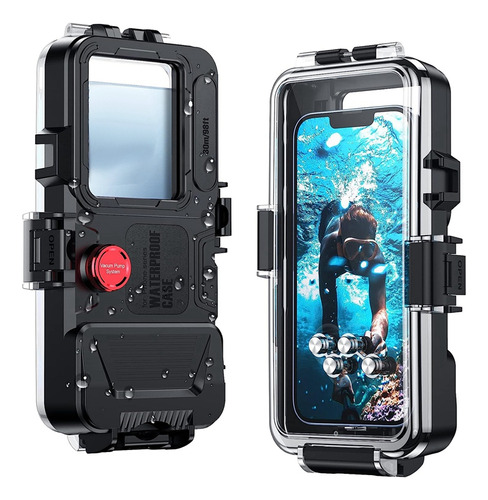 Funda Para Teléfono De Buceo Subacuático De 98 Pies/30 M, Fo