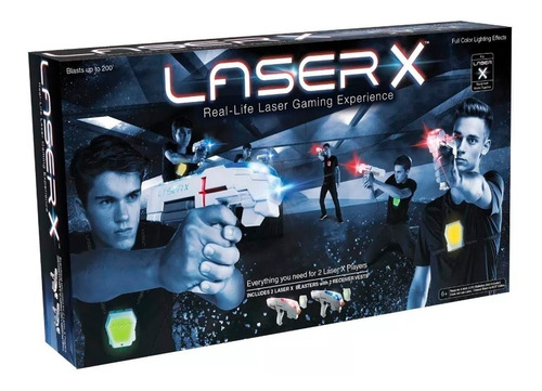 Pistolas Laser X Kit Doble P/ 2 Jugadores Juego Armas