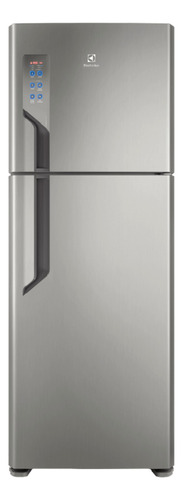 Heladera Frost Free Electrolux Top Freezer Tf56 Plata Con Freezer 474l 220v