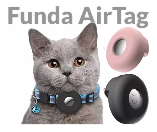 Collar Con Funda Correa Para Airtag Localizar Gatos Y Perros