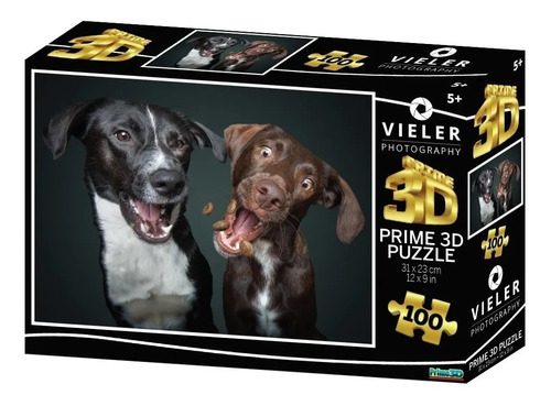 Puzzle Rompecabezas 100 Piezas Prime 3d Selfies Perros 10727