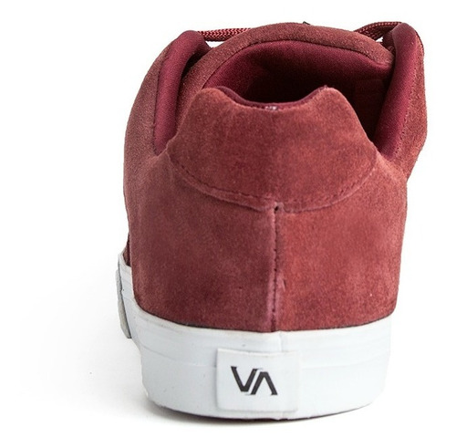 Imagen 5 de 5 de Zapatillas Skate Urbanas Cuero Bordo Envió Gratis Valimited