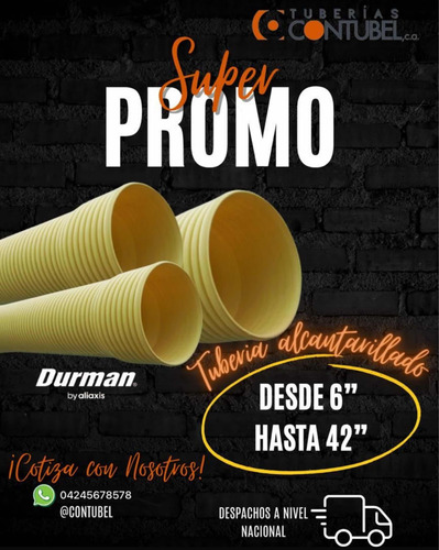 Tubería Alcantarillado