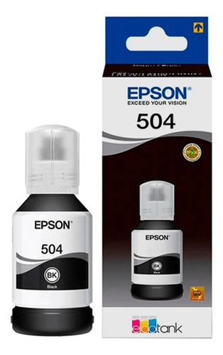 Tinta Epson 504 Negro L4150,l4160,l14150 T504120