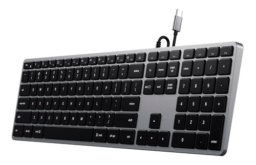 Imagen 8 de 10 de Teclado Aluminio Retroiluminado Usb C / Satechi Oficial