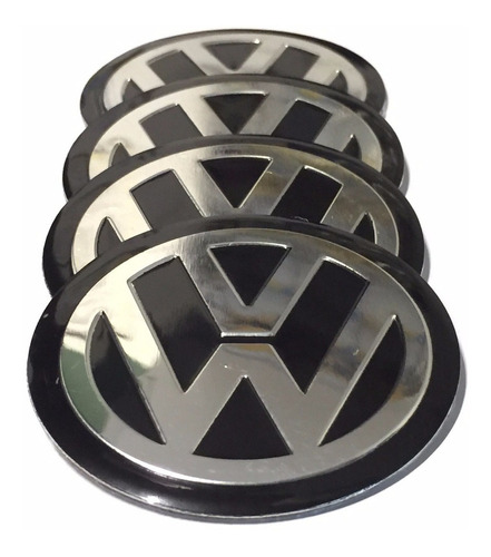 Imagen 1 de 2 de Emblema Centro De Taza Autoadhesivo Volkswagen