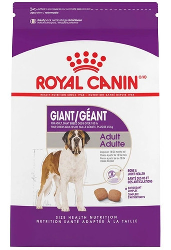 Imagen 2 de 2 de Alimento Royal Canin Size Health Nutrition Giant Adult para perro adulto de raza gigante sabor mix en bolsa de 15 kg