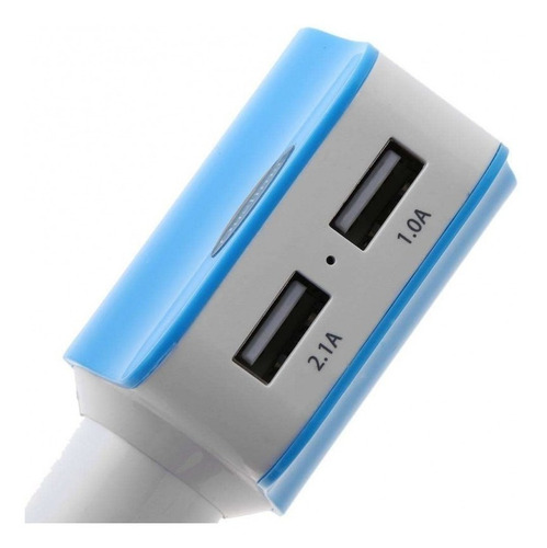 Cargador Doble Usb + 1 Toma 12v Encendedor Carga Rapida 2.1