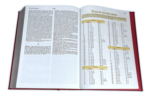 Imagen 3 de 6 de Biblia Familiar De Lujo Letra Gigante Diccionario Cafe Rvr60