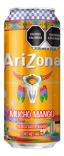 Pack 3 Bebida Te Arizona Mango 460 Ml