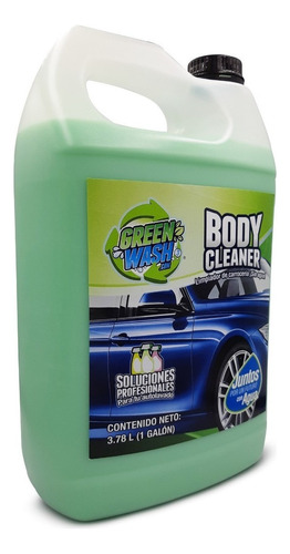 Shampoo Para Vehículo  Green Wash 3 Body Cleaner Galón 3.78 L Liquido En Bidón De 3.78l