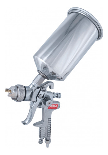 Pistola De Pintar Hvlp Depósito Metálico 1lts 30-50 Psi -amx