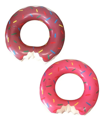 Boia Inflavel Donuts 114cm Praia Piscina Banho Verão