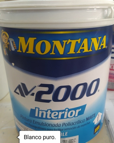 Pintura Para Interiores Montana En Galones Y Cuñetes