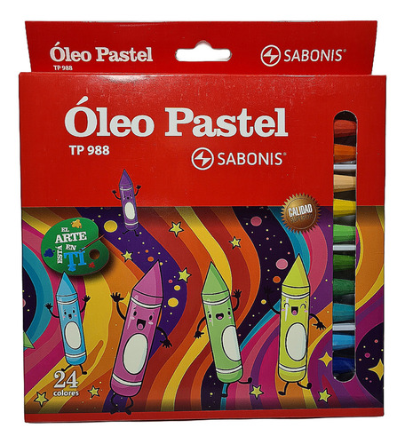 Oleo Pastel Sabonis Set 24 Colores S Blister Color