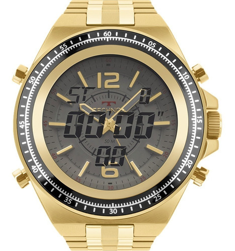 Relógio Masculino Technos Dourado Ts Carbon 2035msd/4b