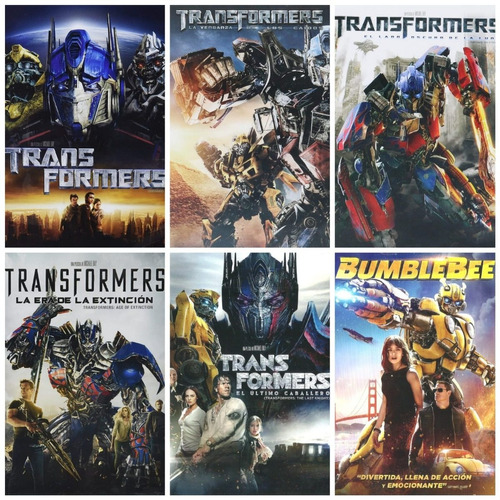 Colección Transformers + Bumblebee | Dvd Película Nueva