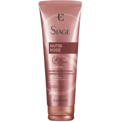 Kit Shampoo E Condicionador Nutri Rose Siage Eudora Nutrição