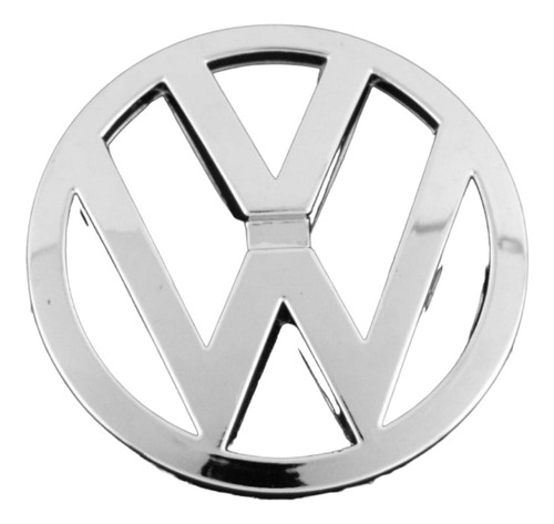 1 Emblema Volkswagen Cromo Pequeño Vento 7cm Bajo Pedido