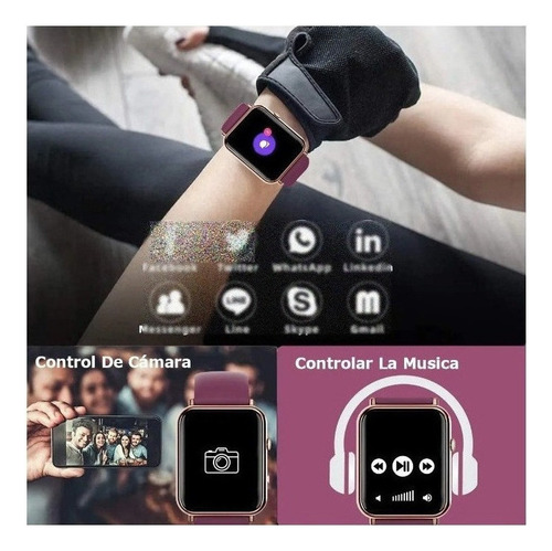 Reloj Inteligente Impermeable Sports Smartwatch Para Mujer