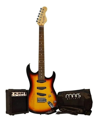 Mars Mrs-111 Packsbs Paquete Guitarra Eléctrica + Accesorios