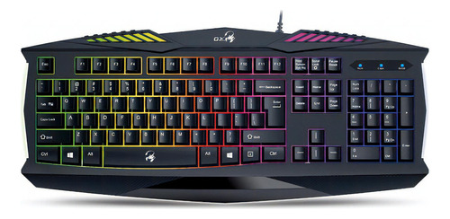 Teclado Inteligente Gaming Genius Gx K220 Color del teclado Negro